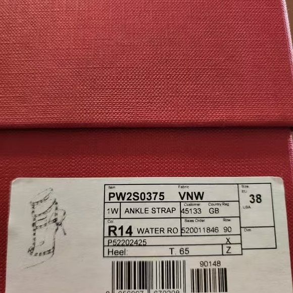 Valentino Blush Pink Studded Heels - Picture 8 of 8